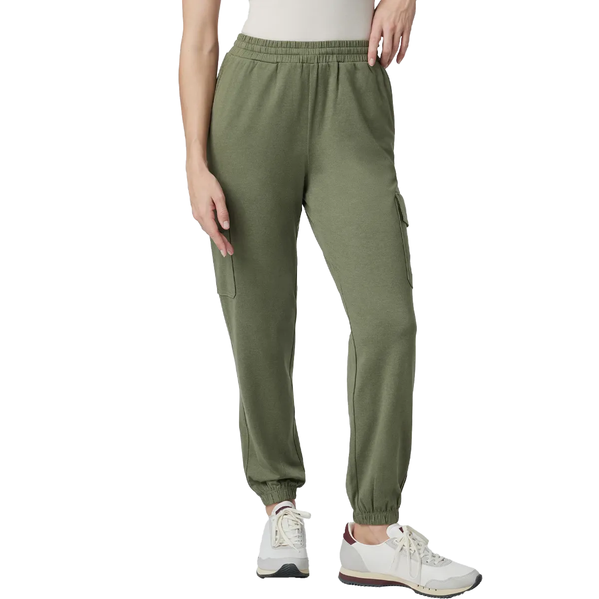 elastic waistband Women's Boyfriend Cargo Jogger