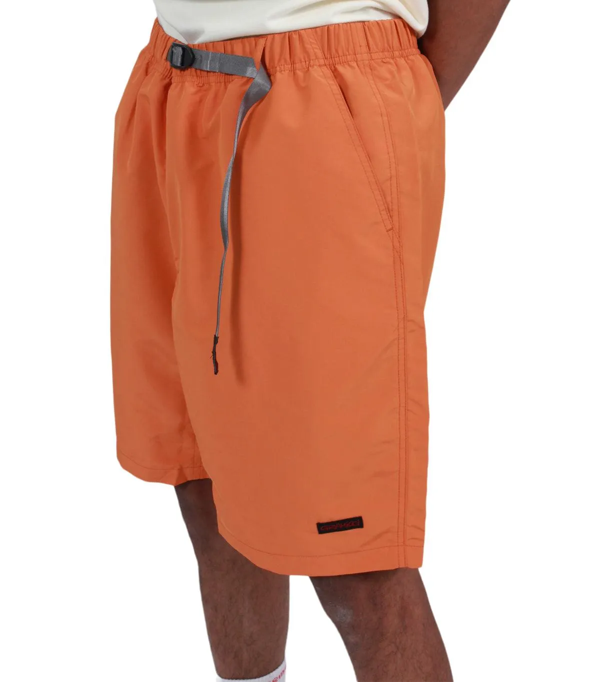 Gramicci Shell Packable Shorts Orange NonRestrictive Design