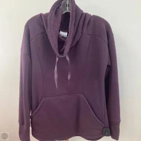 Contoured Armhole Design Formal Blouse Sweatshirt Collar By Columbia In Purple, Size: L