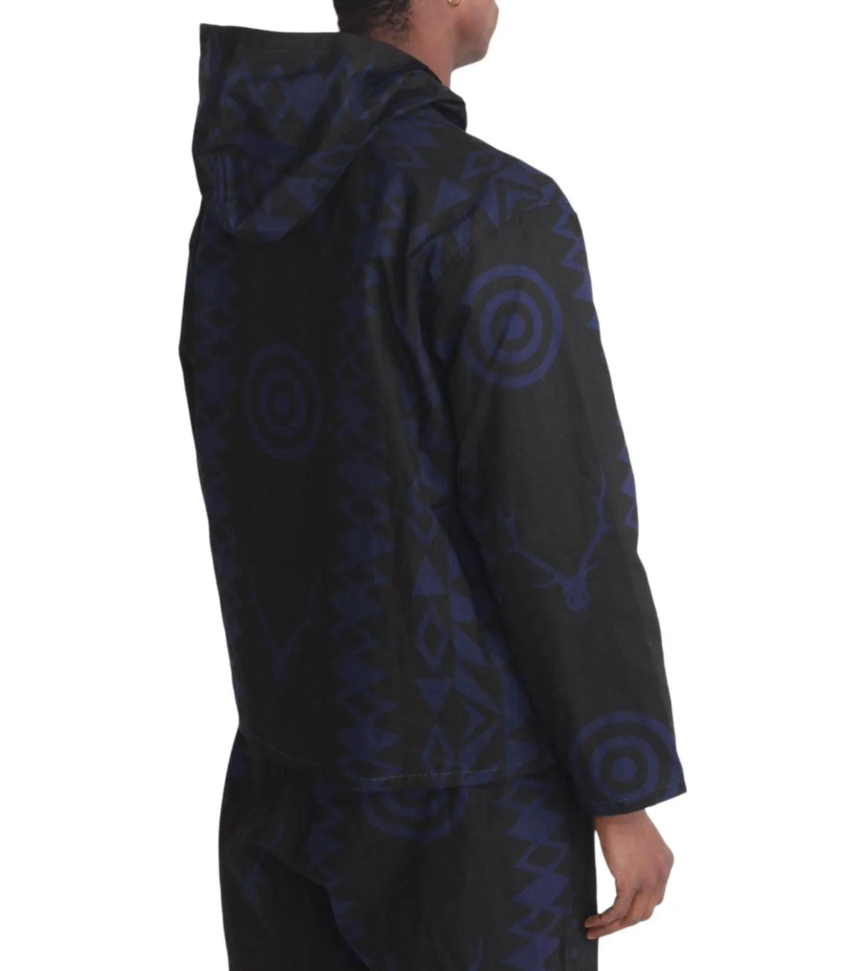 Athleisure Cool TactileStitching South2 West8 Hunting Hoody Navy