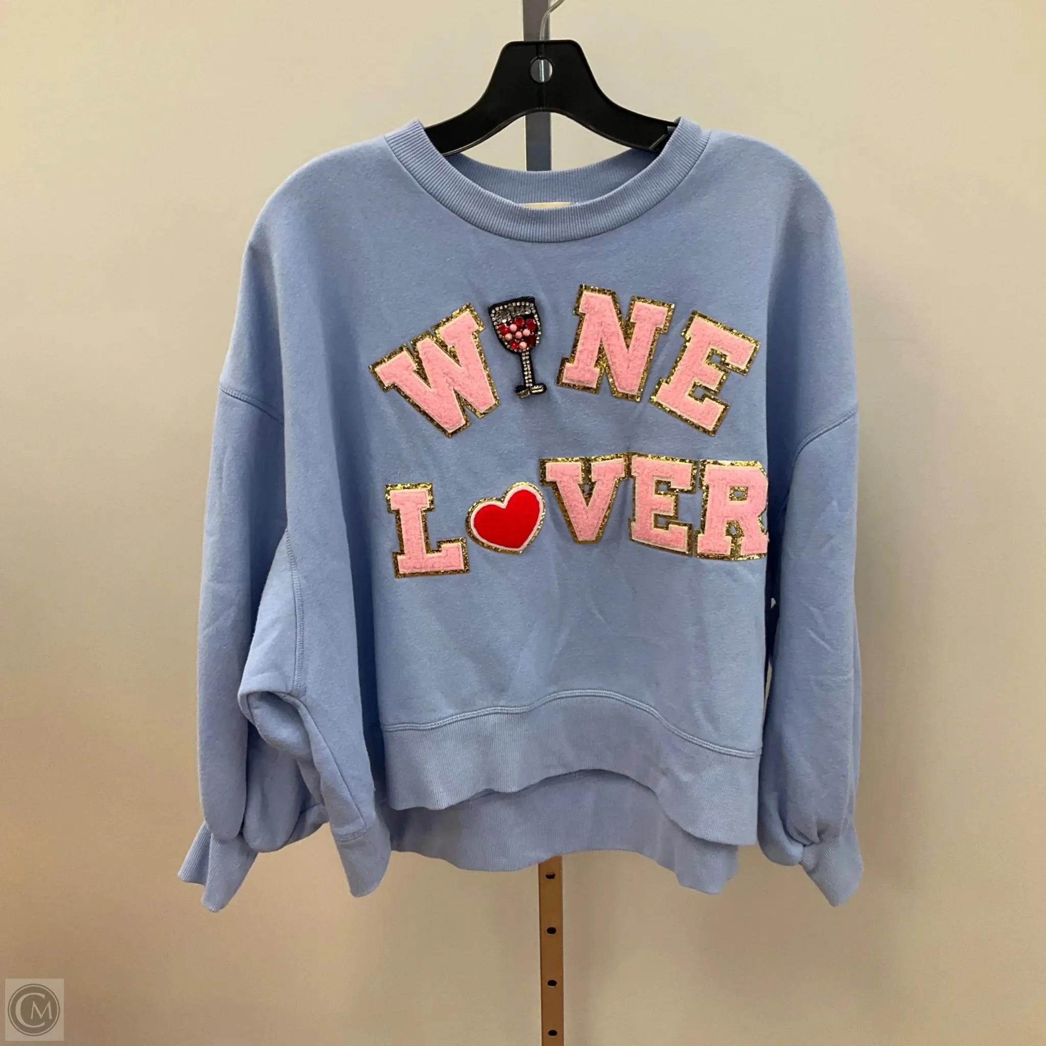 Sweater By Judith March In Blue, Size: S Free Fit WindResistantWeave