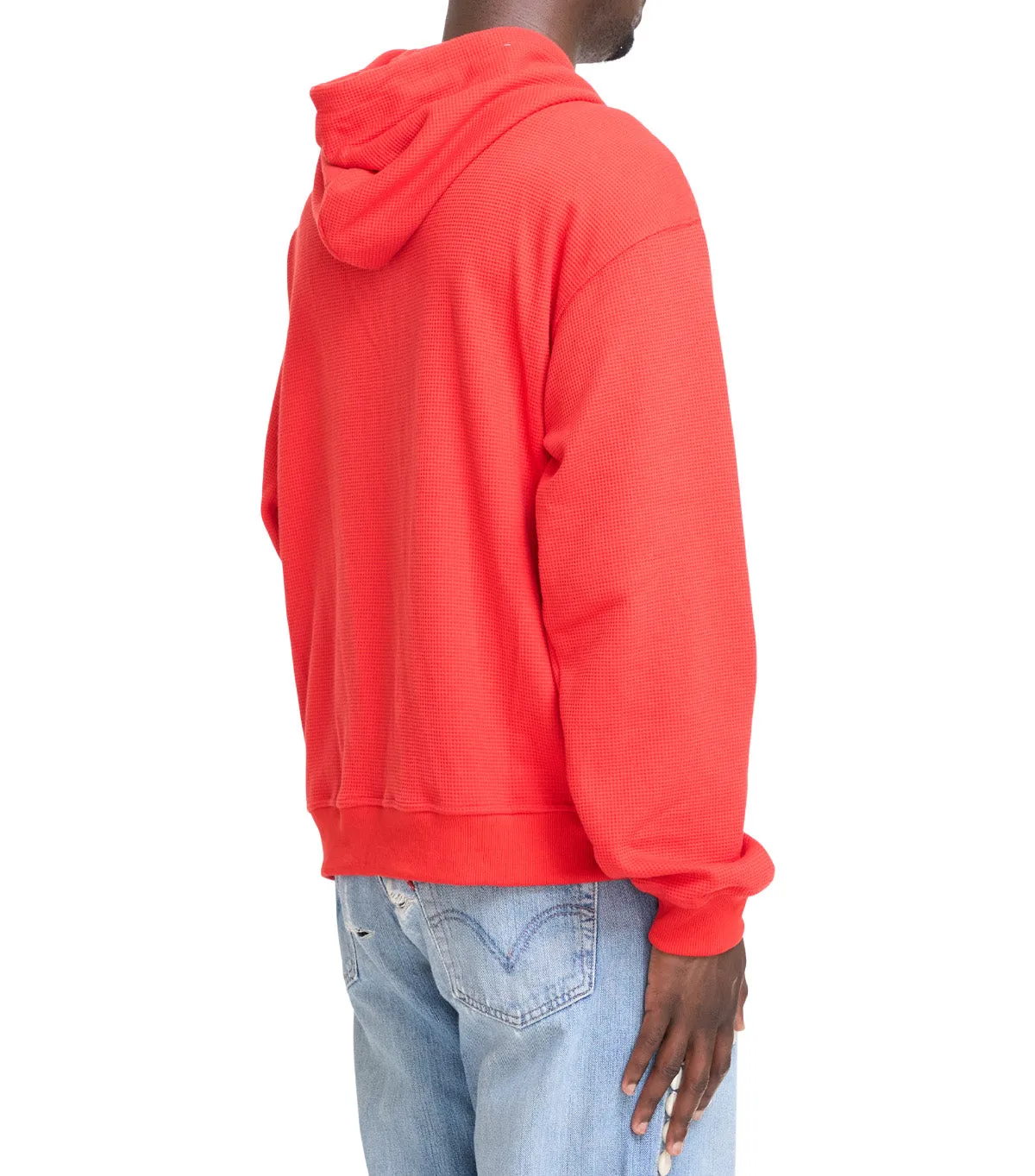 Carpet Company C-Star Thermal Zip Hoodie Red MatteFinishTexture Lift Mode
