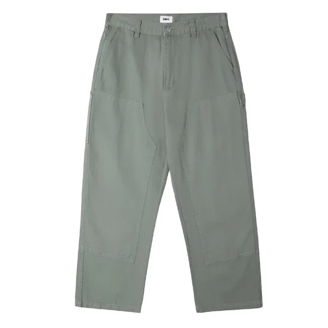 Zip Up Casual Wear Obey Bigwig Denim Carpenter Pant Laurel Wreath Pant
