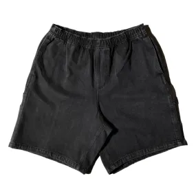 Obey Easy Denim Carpenter Short Dusty Black Straight fit Steam Ironable