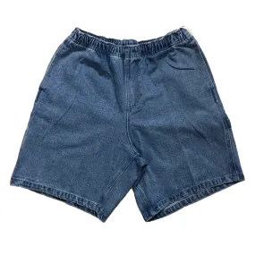 Silk Lining Obey Easy Denim Carpenter Shorts Light Indigo