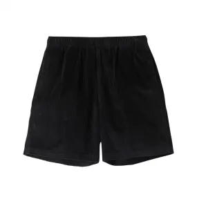 Velvety Touch Flexibility Obey Easy Relaxed Corduroy Short Digital Black
