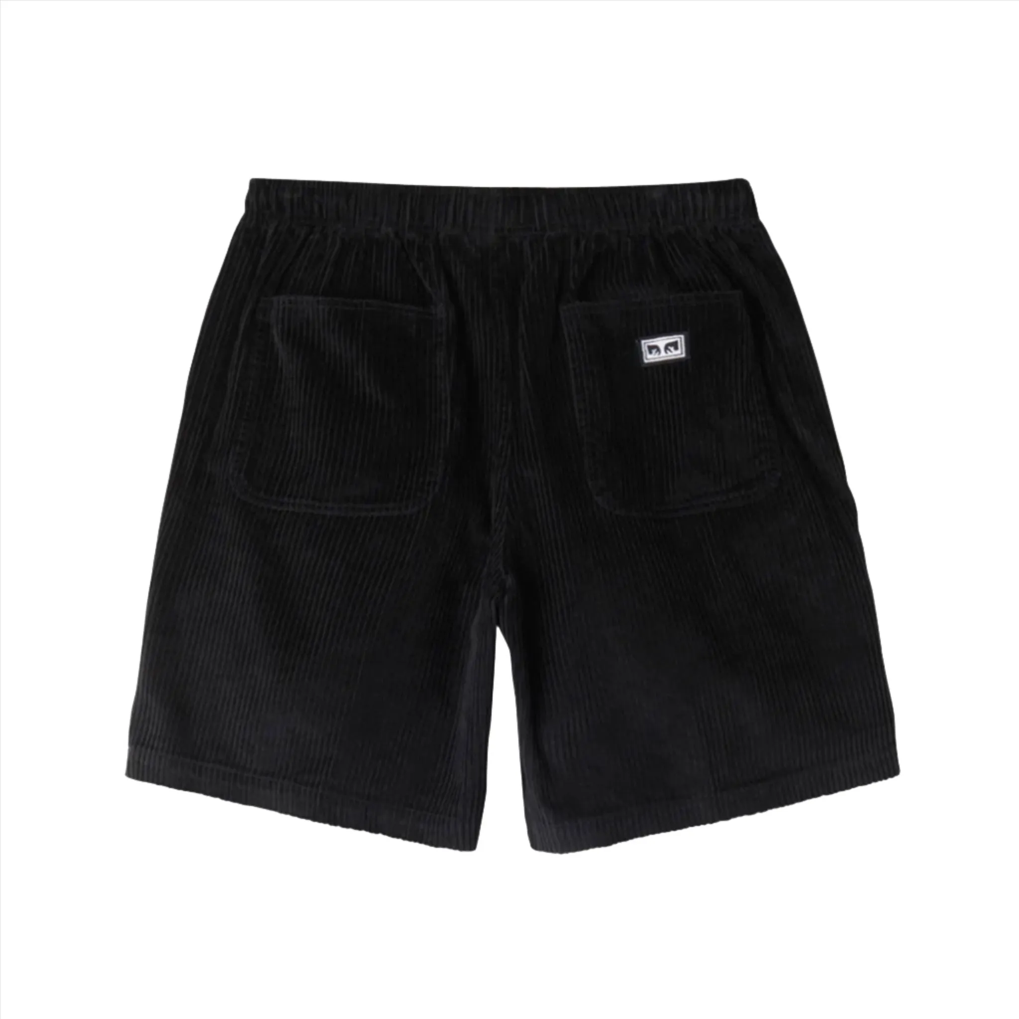 Wool Digital Printing Obey Easy Relaxed Corduroy Short Digital Black