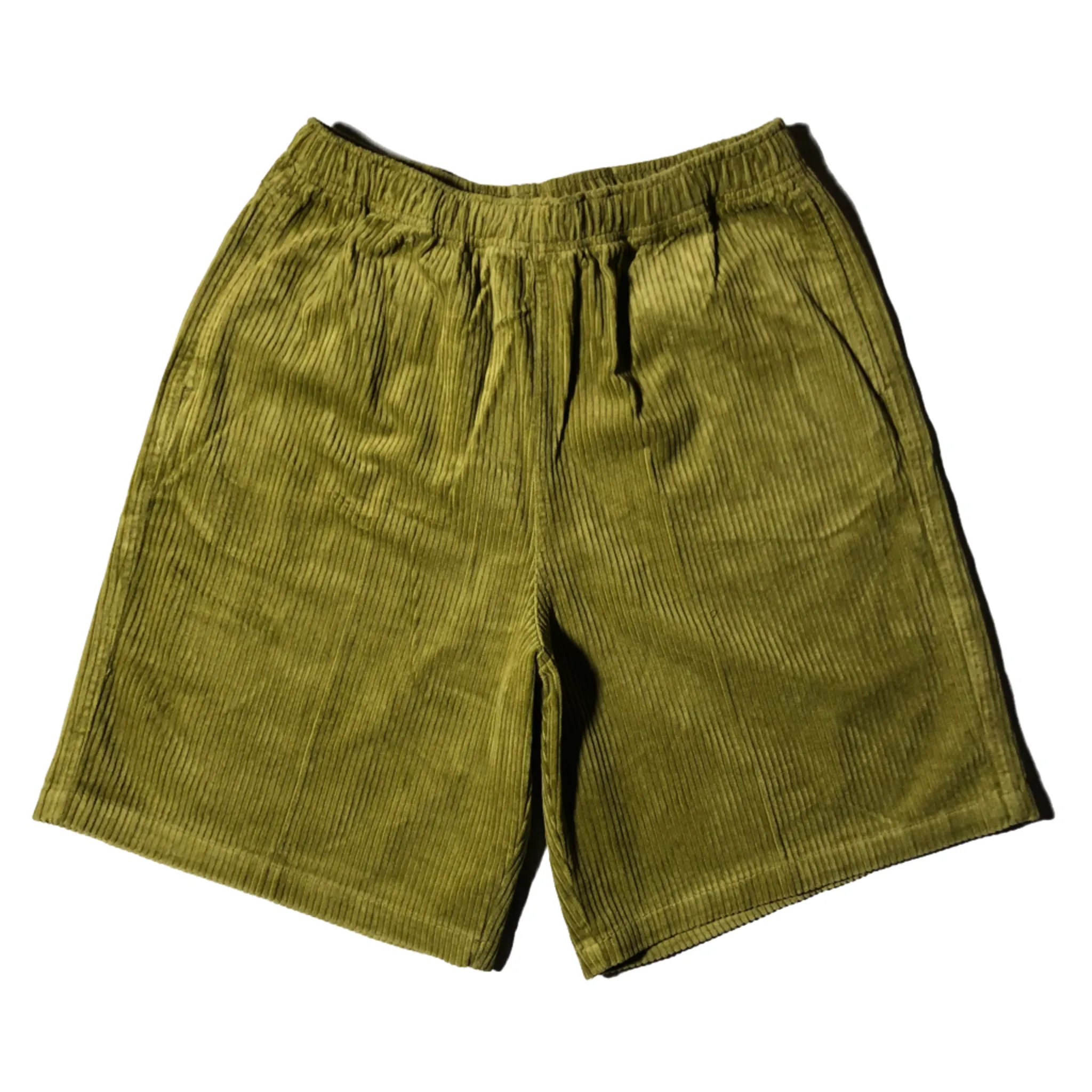 Straight Leg leatherette Obey Easy Relaxed Corduroy Short Olive Oil