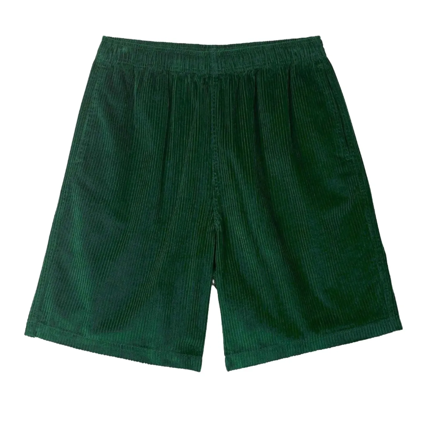 Obey Easy Relaxed Corduroy Shorts Dark Cedar Anti Pilling