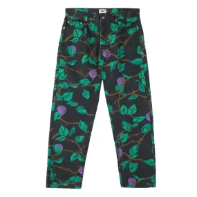 Sophisticated Design smooth zipper Obey Hardwork Denim Printed Rosin