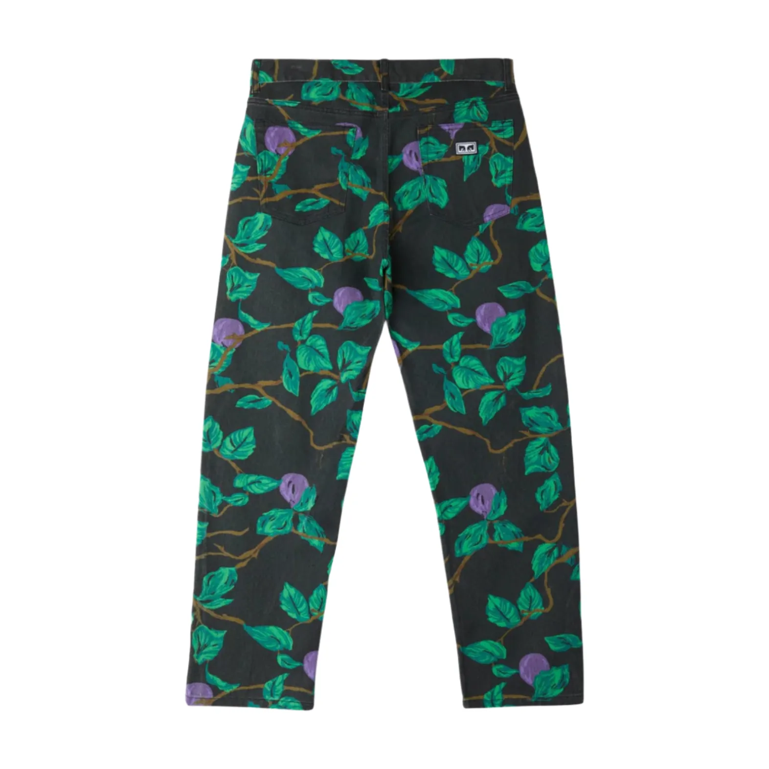 Obey Hardwork Denim Printed Rosin Sturdy Buttons