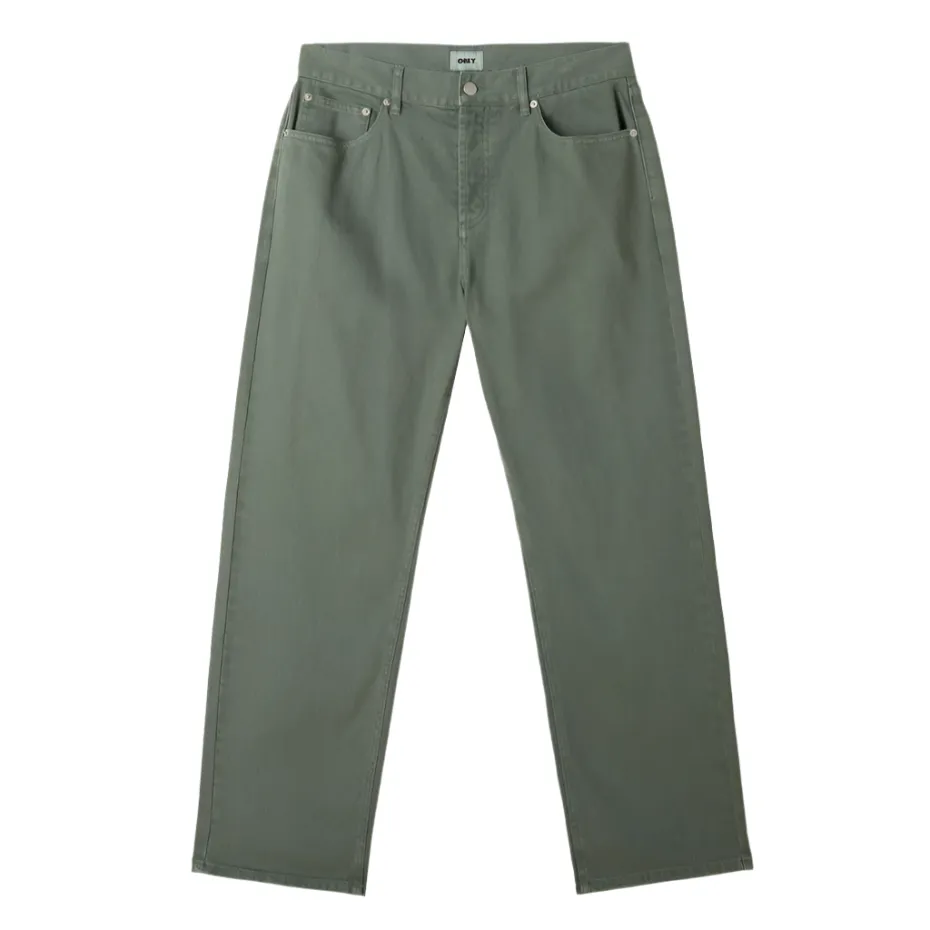 Obey Hardwork Pigment Denim Pigment Duck Green Comfortable Experience
