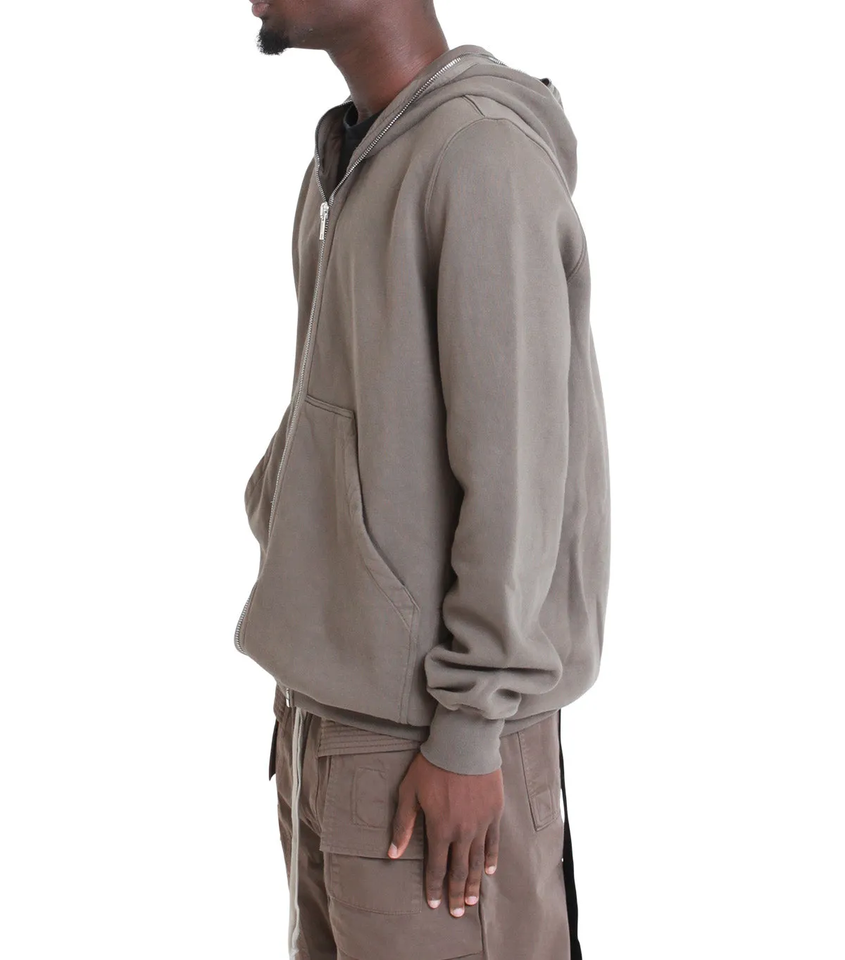 ReinforcedHems TemperatureRegulating Rick Owens DRKSHDW Jumbo Gimp Hoodie Tan