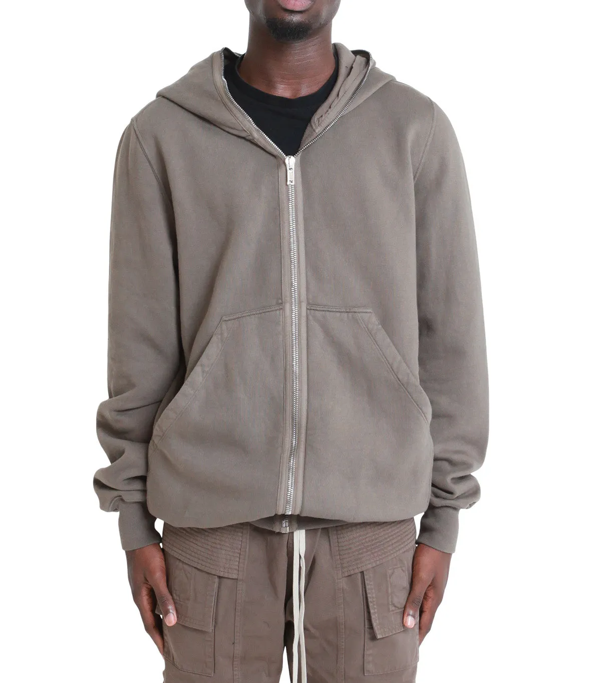 Hot Core AbrasionResistant Rick Owens DRKSHDW Jumbo Gimp Hoodie Tan
