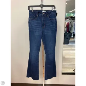 Jeans Flared By Loft In Blue Denim, Size: 6 ThermalRegulating Fabric