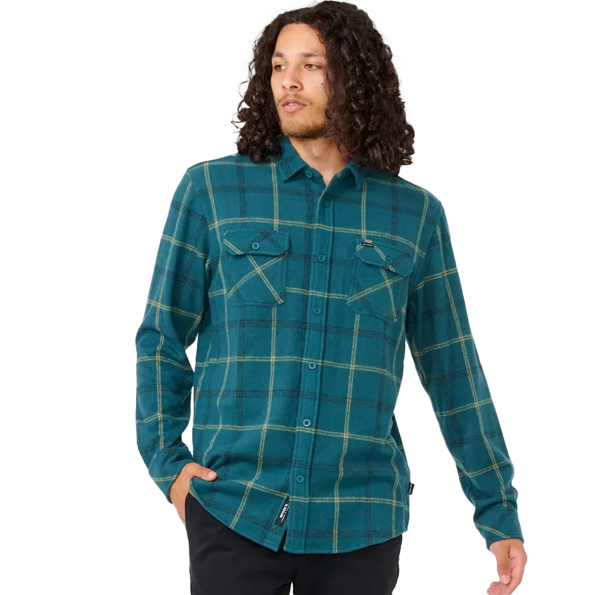 SustainableBlend Men's Grid Long Sleeve Shirt