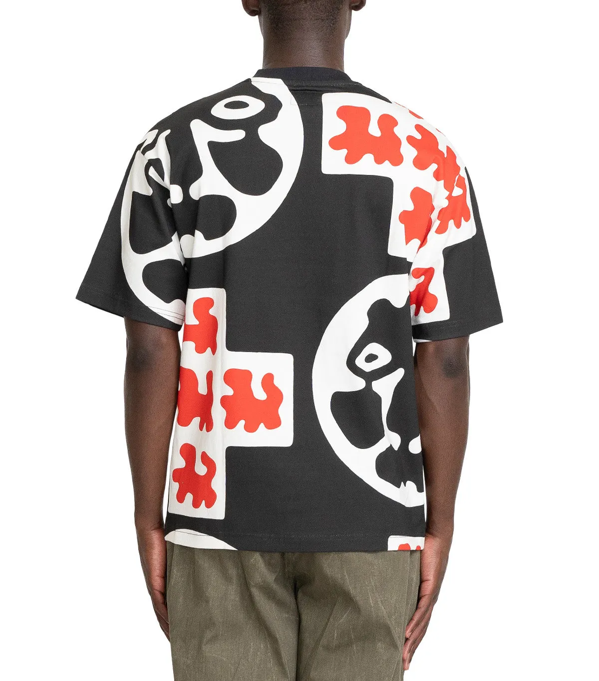 The Trilogy Tapes Cross Head T-Shirt Black Stretch Fabric AbrasionResistant Material