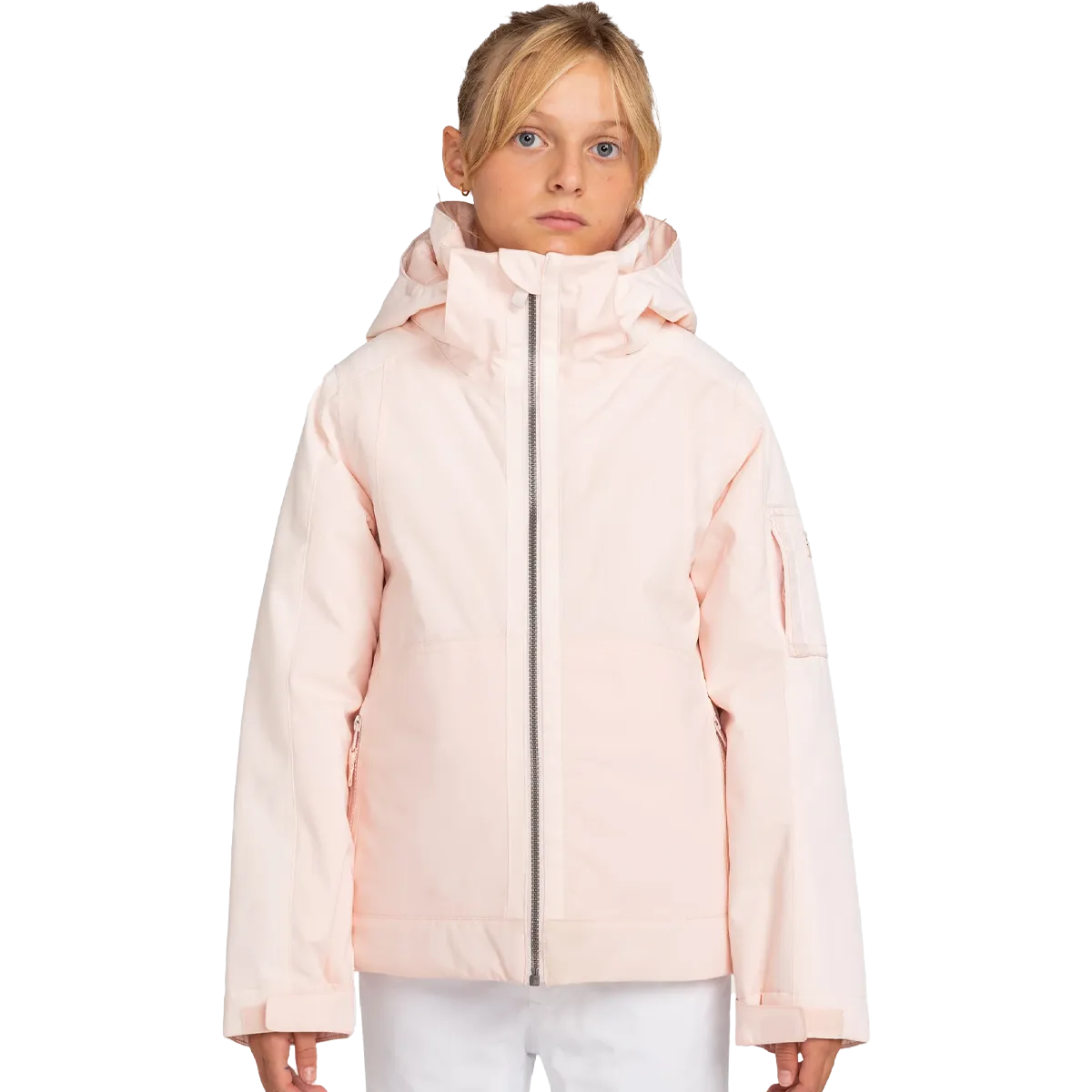 Youth Meade Girl Insulated Jacket WaterRepellentFinish Adjustable Waistband
