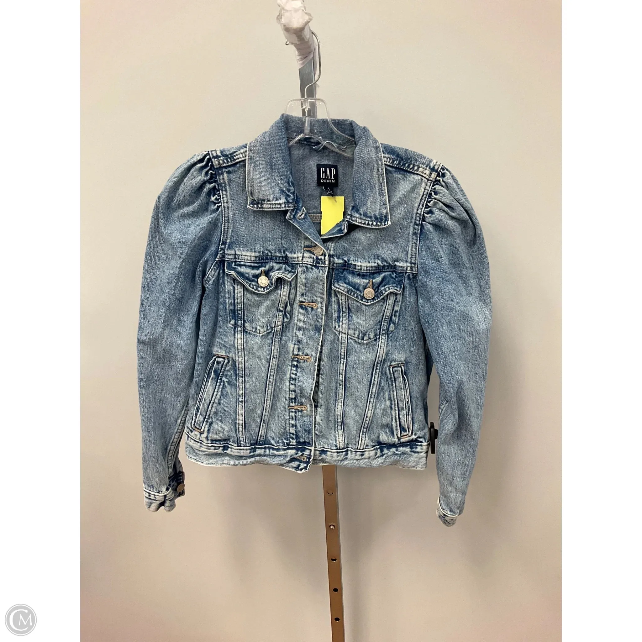 Jacket Denim By Gap In Blue, Size: S Water resistant coating