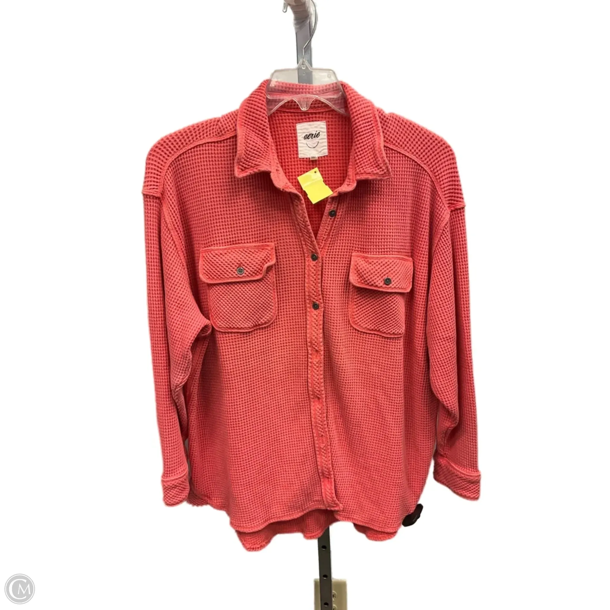 Jacket Shirt By Aerie In Orange, Size: S Designer Inspired