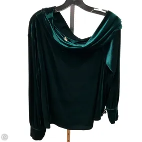 OdorResistant Top Long Sleeve By Lauren By Ralph Lauren In Green, Size: Xxl