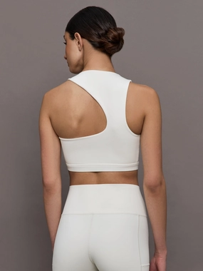 Open Back Bra in Melt - Cloud Dancer Lightweight Construction