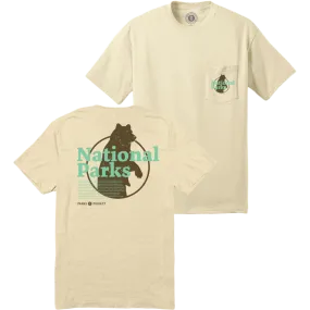 Our National Parks Puff Print Pocket Tee Downtown Cool