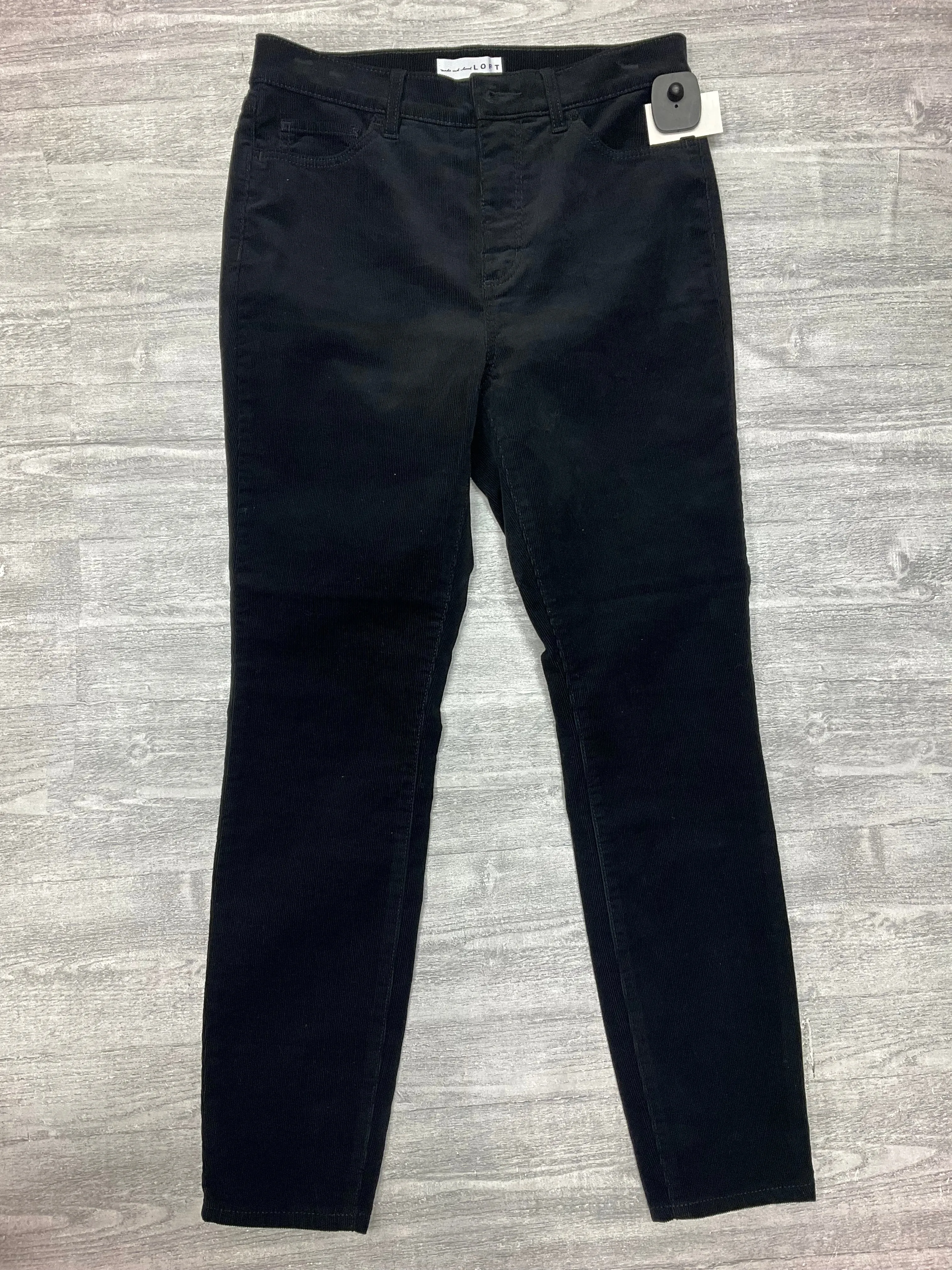 Pants Corduroy By Loft In Black, Size: 4 Organic Ease