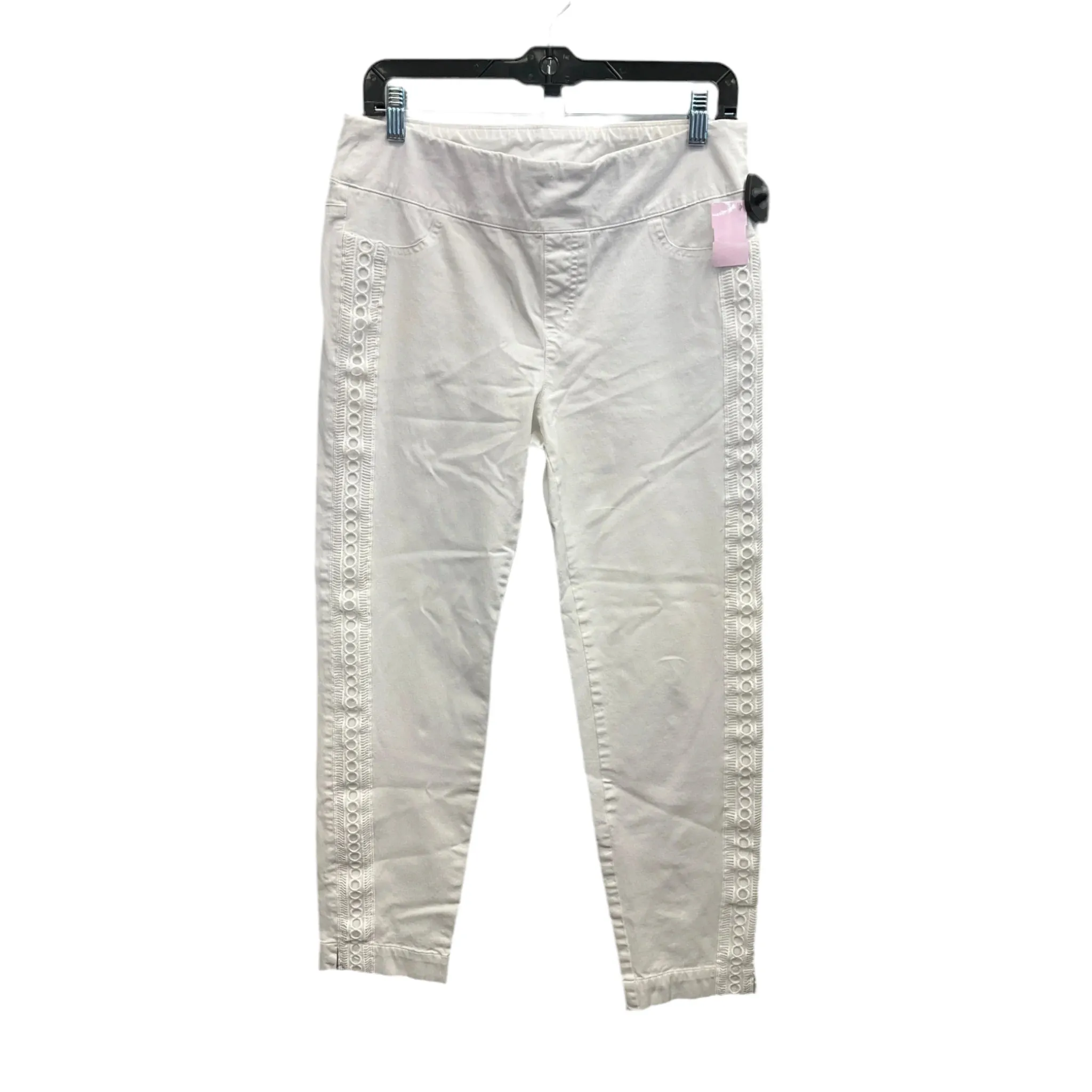 Pants Cropped By Soft Surroundings In White, Size: M Hypoallergenic fabric