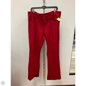 Pants Dress By Torrid In Red, Size: 16 AntiPilling