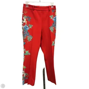 Pants Dress By Zara In Floral Print, Size: S LowProfileTopstitching