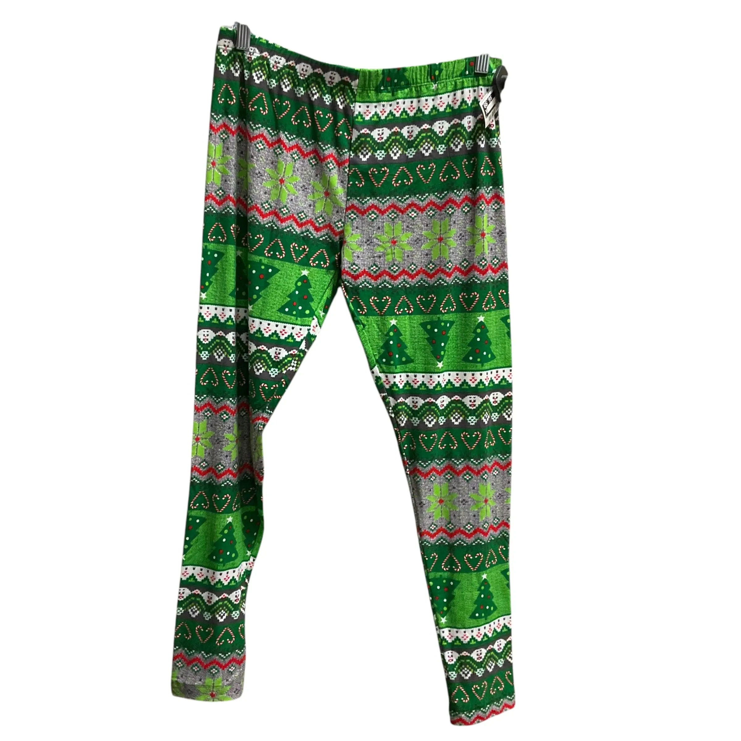 Essential Comfort Wear Pants Leggings By Time And Tru In Multi-colored, Size: L