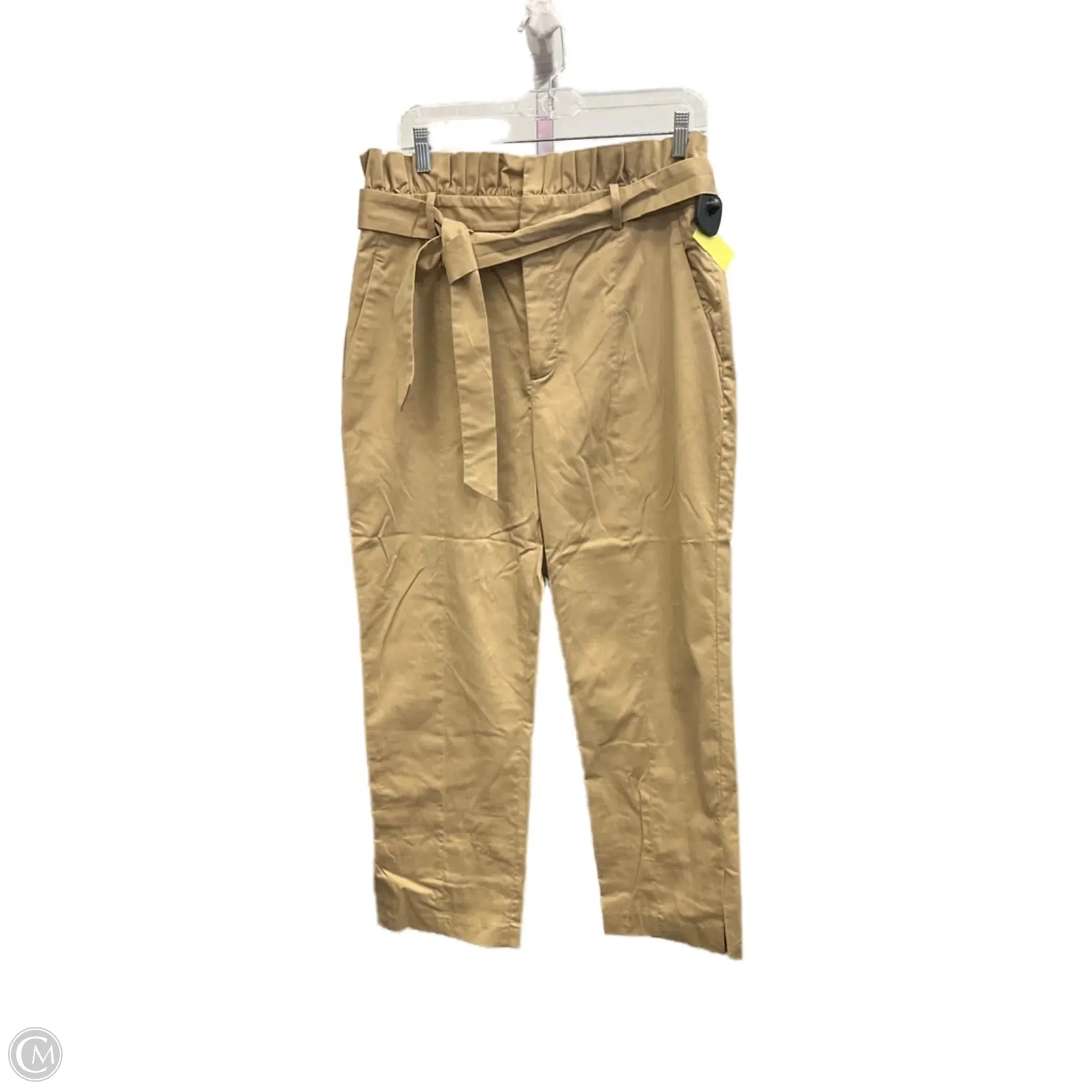 Pants Other By Zara Women In Tan, Size: L Layered Look Flexible Knee Panels
