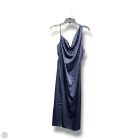 Dress Party Midi By Mi Ami In Navy, Size: L Travel Friendly Weekend Ready