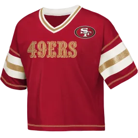 Youth 49ers Grid Iron Tee Frost Glow Love Glow