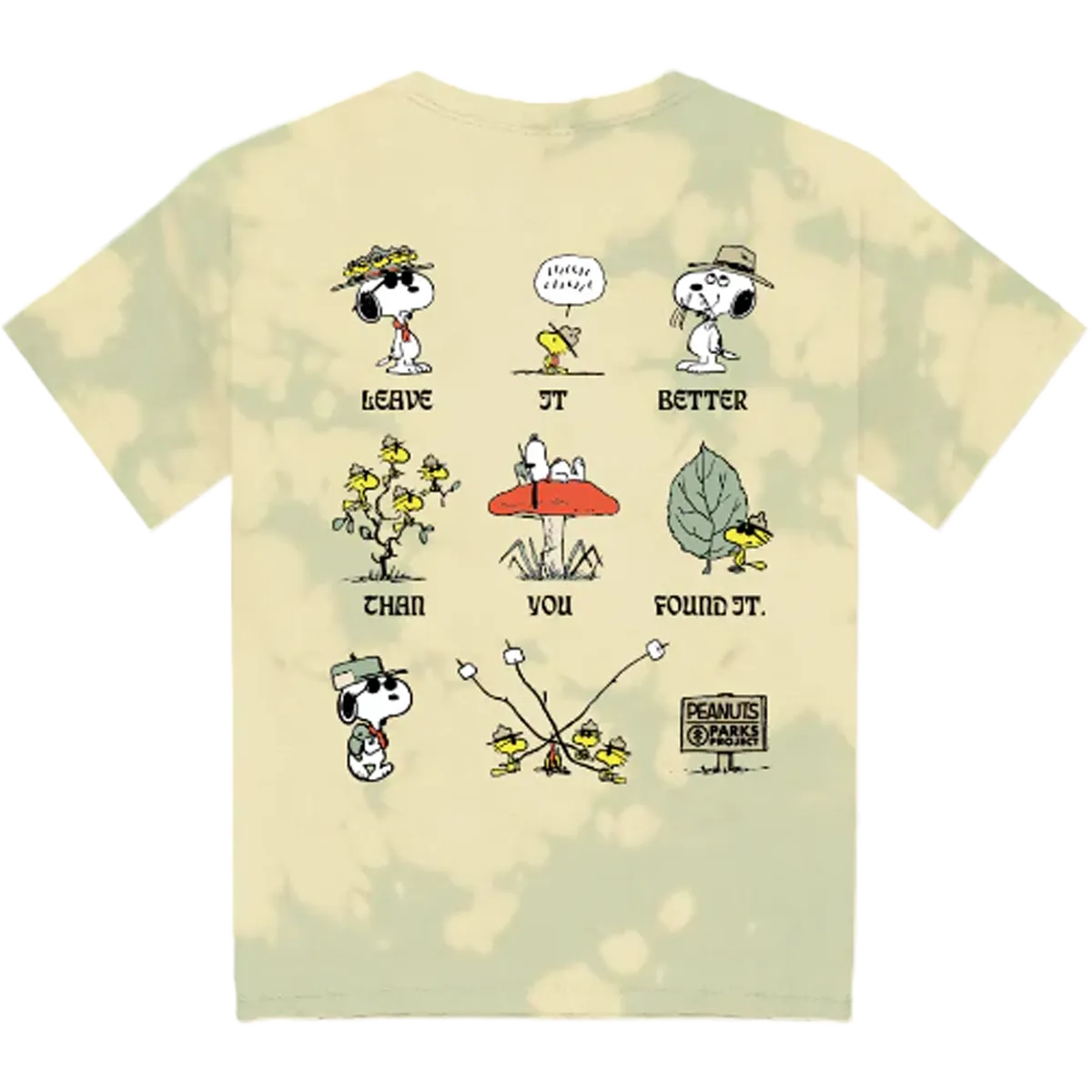 TearResistant Material Peanuts X Parks Project Leave It Better Tee