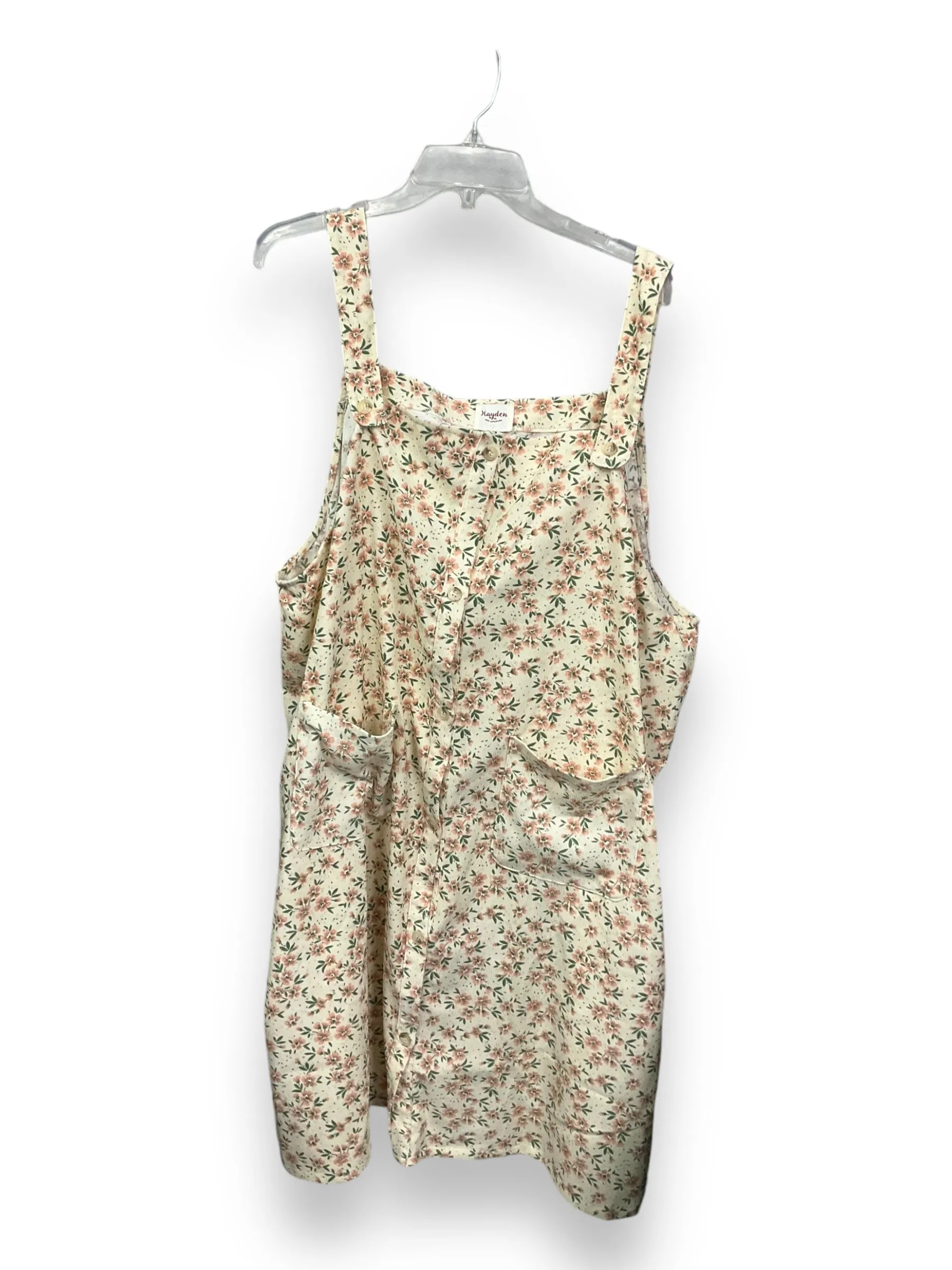 Dress Casual Midi By Hayden La In Floral Print, Size: 3x Simple Form