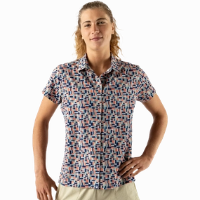 Yoga Class Active Lifestyle Outdoor Lover Moisture Wicking Women's High Country Short Sleeve