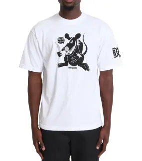Stray Rats x Bounty Hunter Rat Tee White LowMaintenance