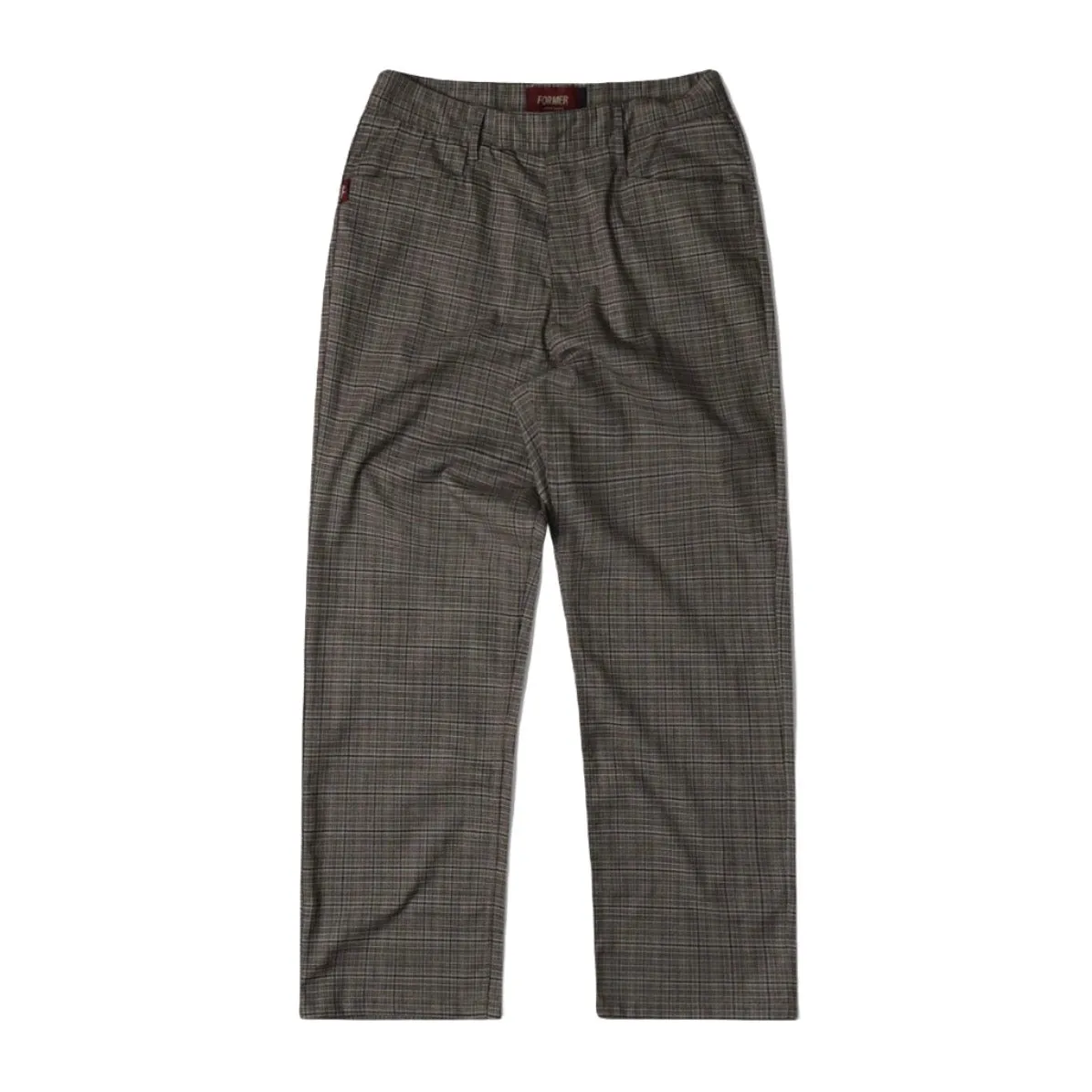 Layered Look Tailored Design Former AG Slack Brown Grey Plaid