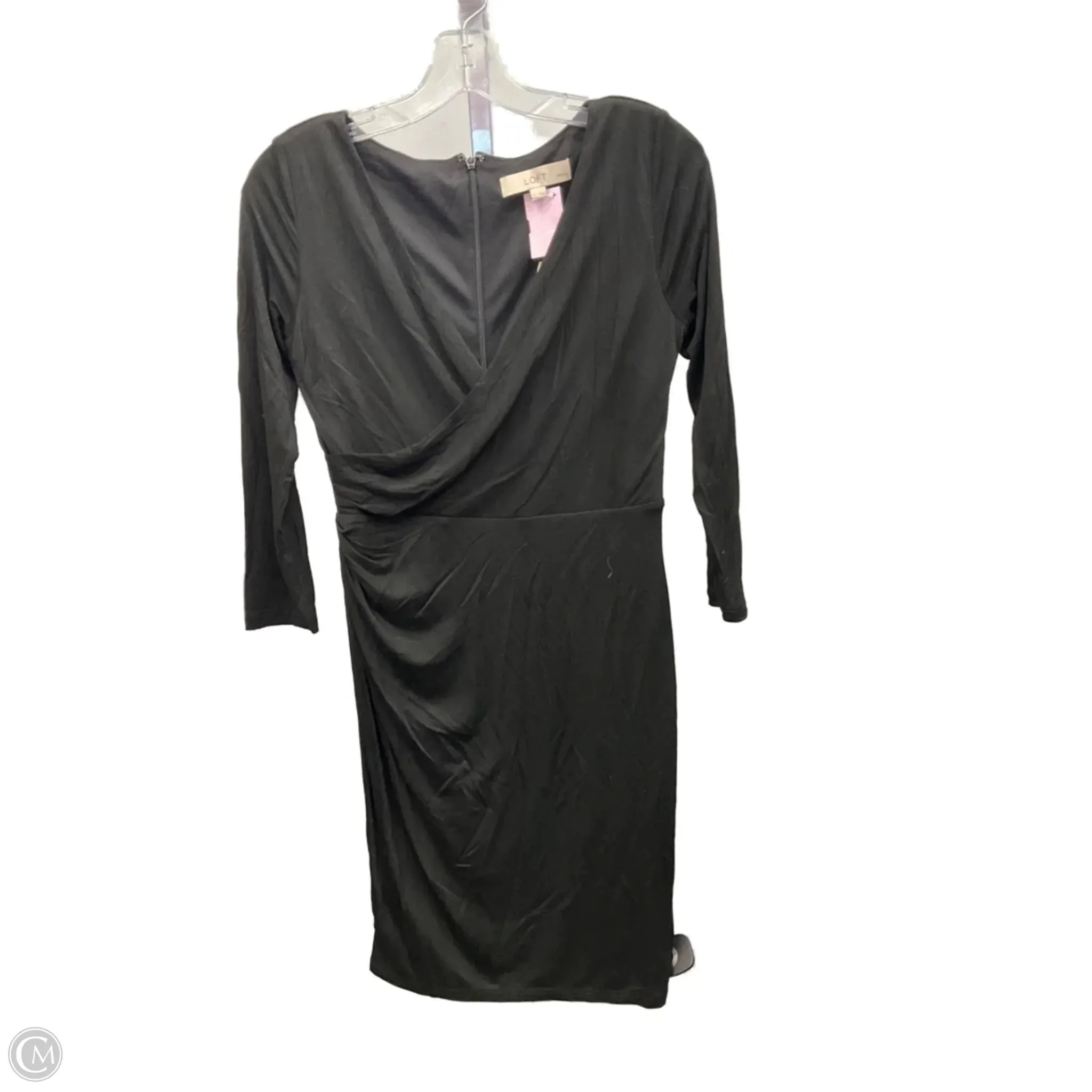 Everyday Use Dress Casual Short By Loft In Black, Size: Xsp