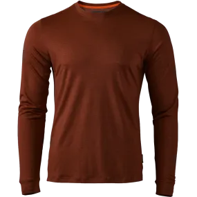 WrinkleResistant SnagResistant Weave Men's Merino Long Sleeve T-Shirt