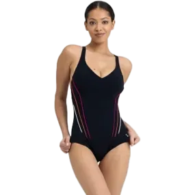 Loose Fit Balance Core Women's Marina Eye Back One Piece