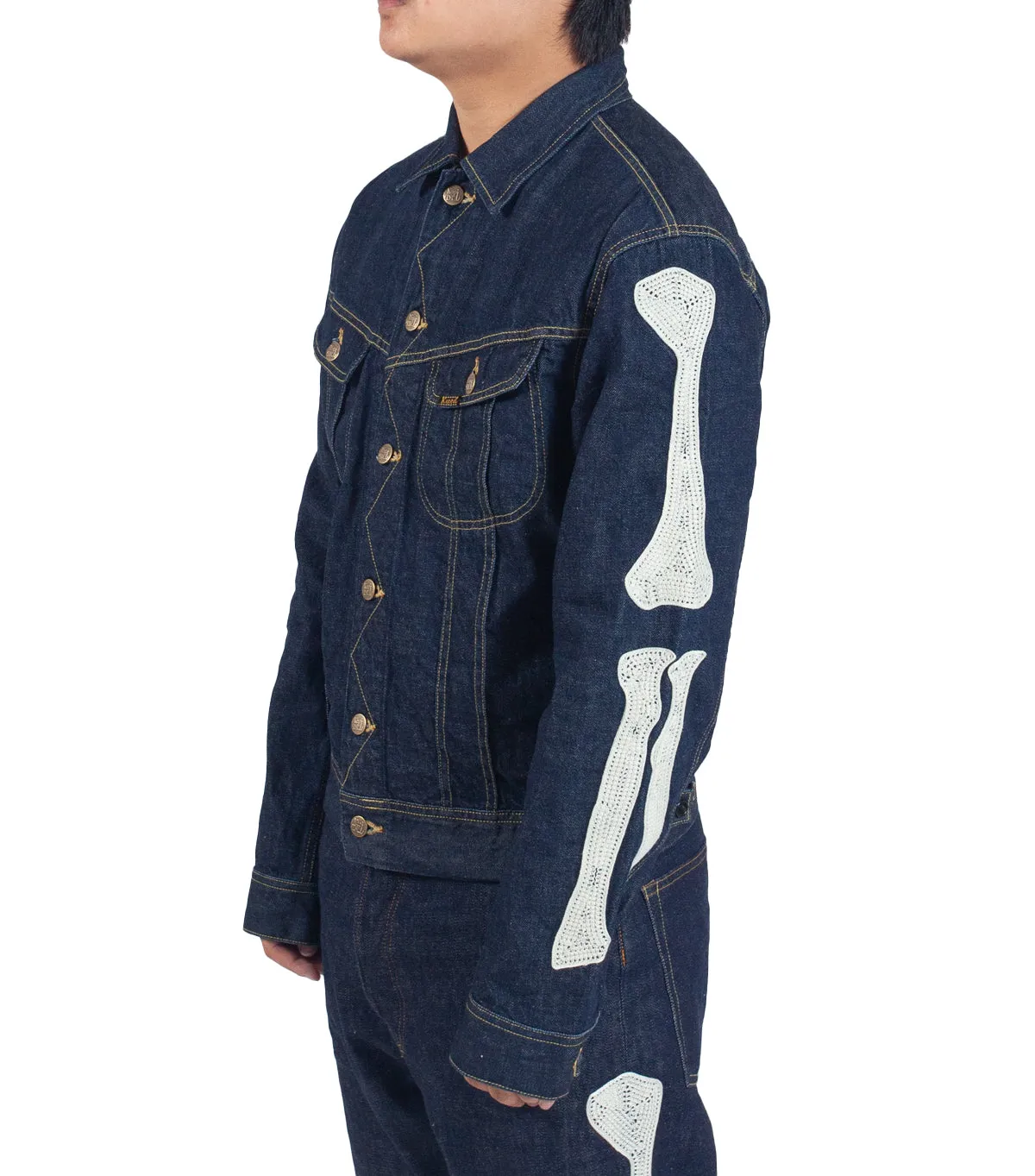 EcoFriendly Material Kapital 11.5oz Denim Mexican Tuxedo Westerner Indigo