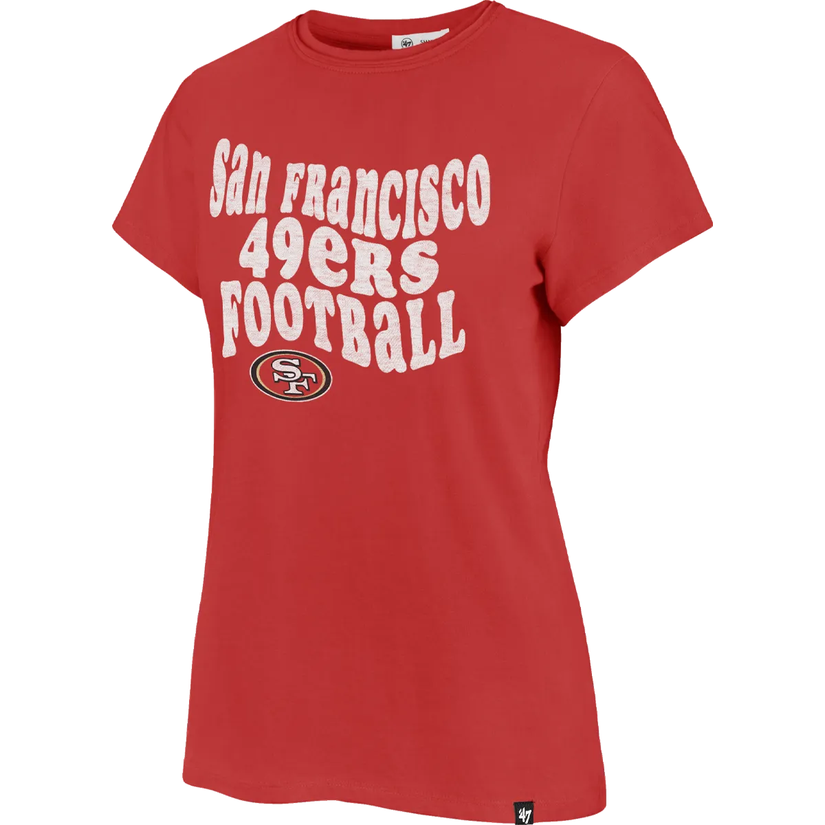 SeamFreeEngineering Sky Mood Women's 49ers Free Spirit Frankie Tee