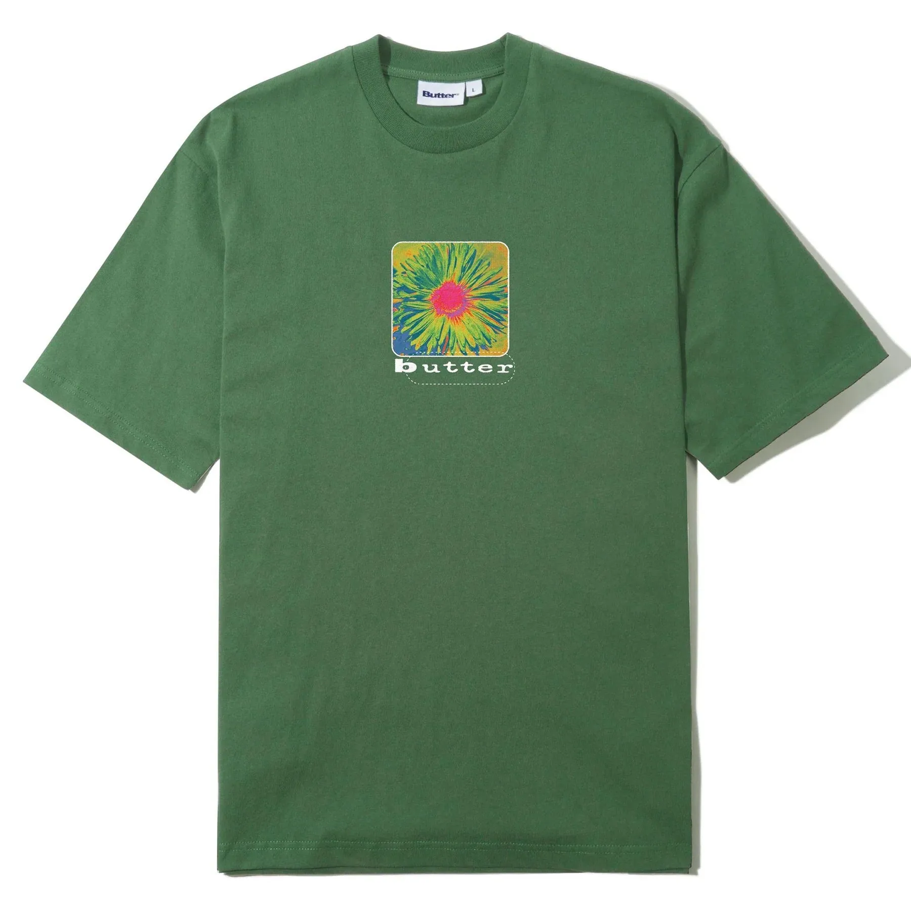 Snap Button Leather Trim Butter Goods Daisy Tee