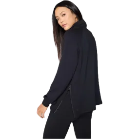 Women's Serenity Zip Mock Neck Pull Over SeamlessTransition