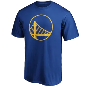 FadeResistantDye Men's Warriors Cotton Primary Logo Short Sleeve
