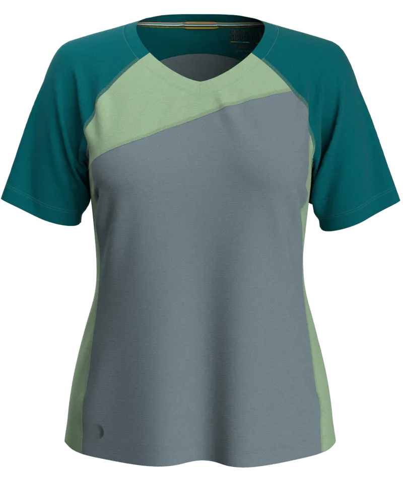 Smartwool 2023 Women's Ultralite Mountain Bike Short Sleeve Tee TearResistant Fabric