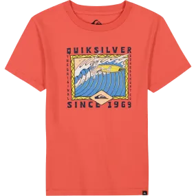 Youth Retro Skull Short Sleeve - Little Kids OdorControl Technology Surf Mood
